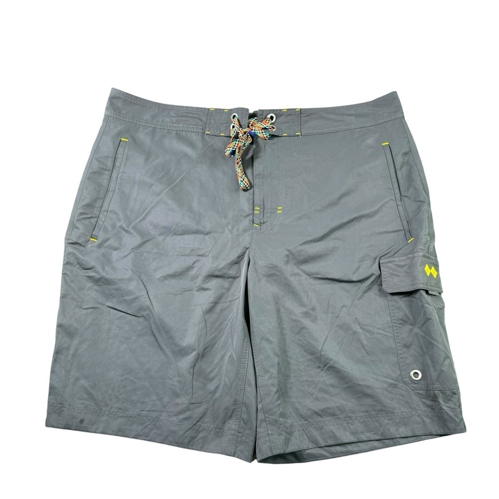 Robert Graham‎ Gray Unlined Mens Boardshort Size XL Excellent